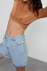Significant Other Phoebe Short - Mid Blue