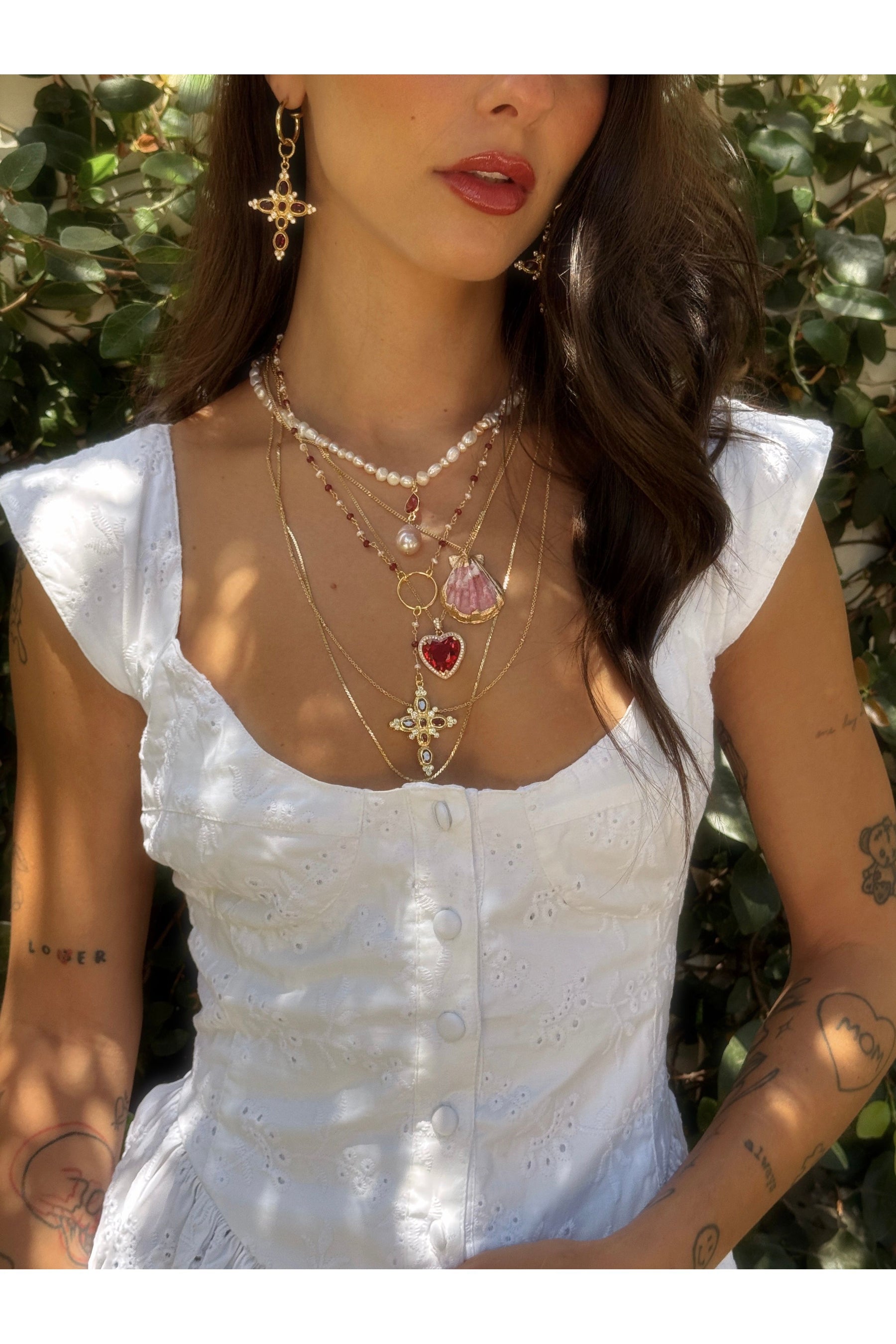 THE ELISABETH ROMPER DRESS - WHITE EYELET