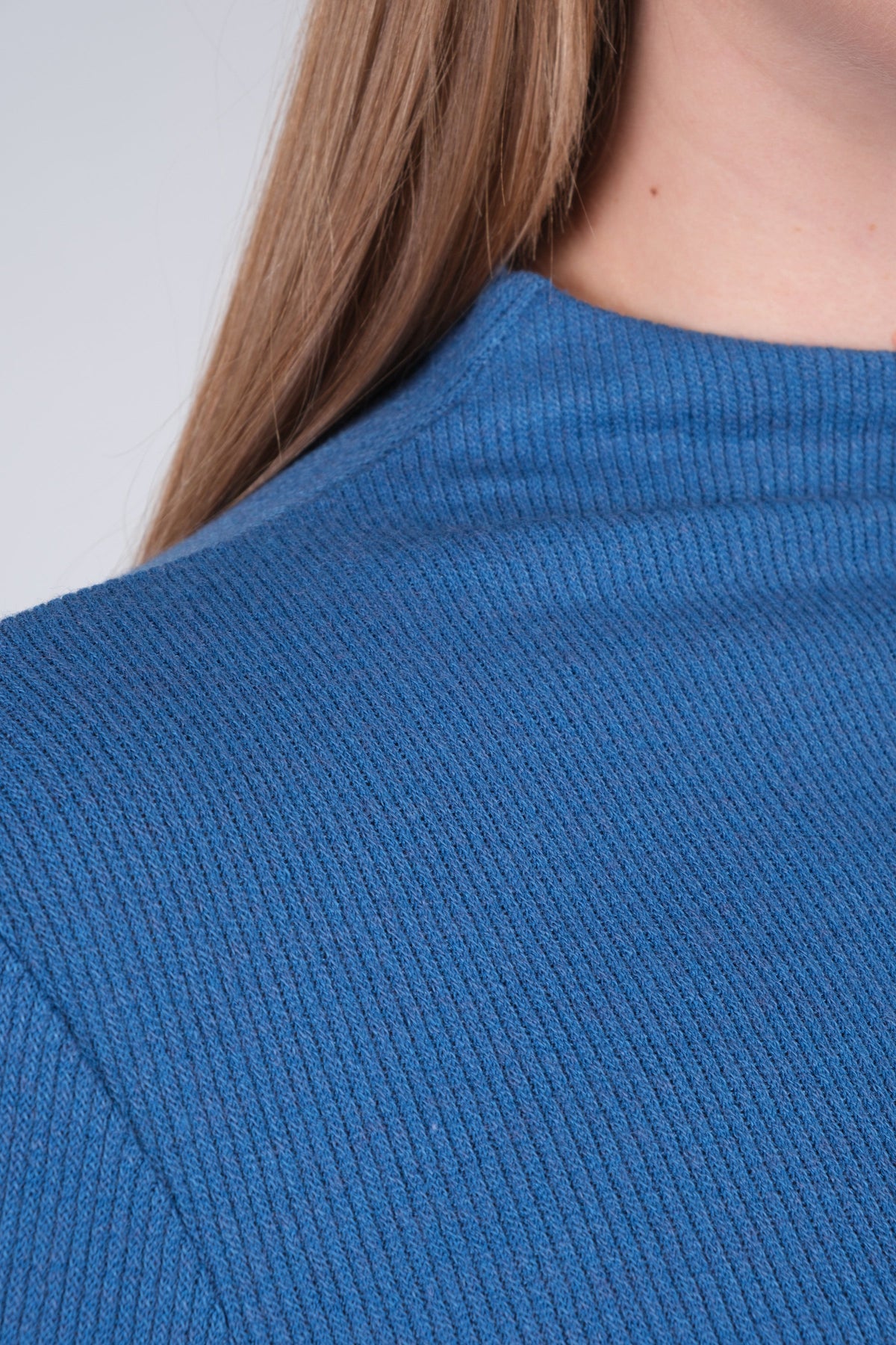 Ribbed Mock Neck Top