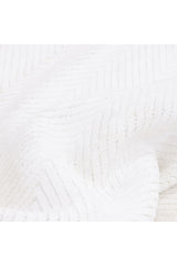 Chevelle Hand-Loomed Contemporary Chevron Ivory Area Rug Ivory