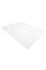 Chevelle Hand-Loomed Contemporary Chevron Ivory Area Rug Ivory