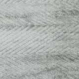 Chevelle Hand-Loomed Contemporary Chevron Gray Area Rug Gray