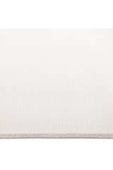 Lodhi Hand-Loomed Contemporary Solid Ivory Area Rug Ivory