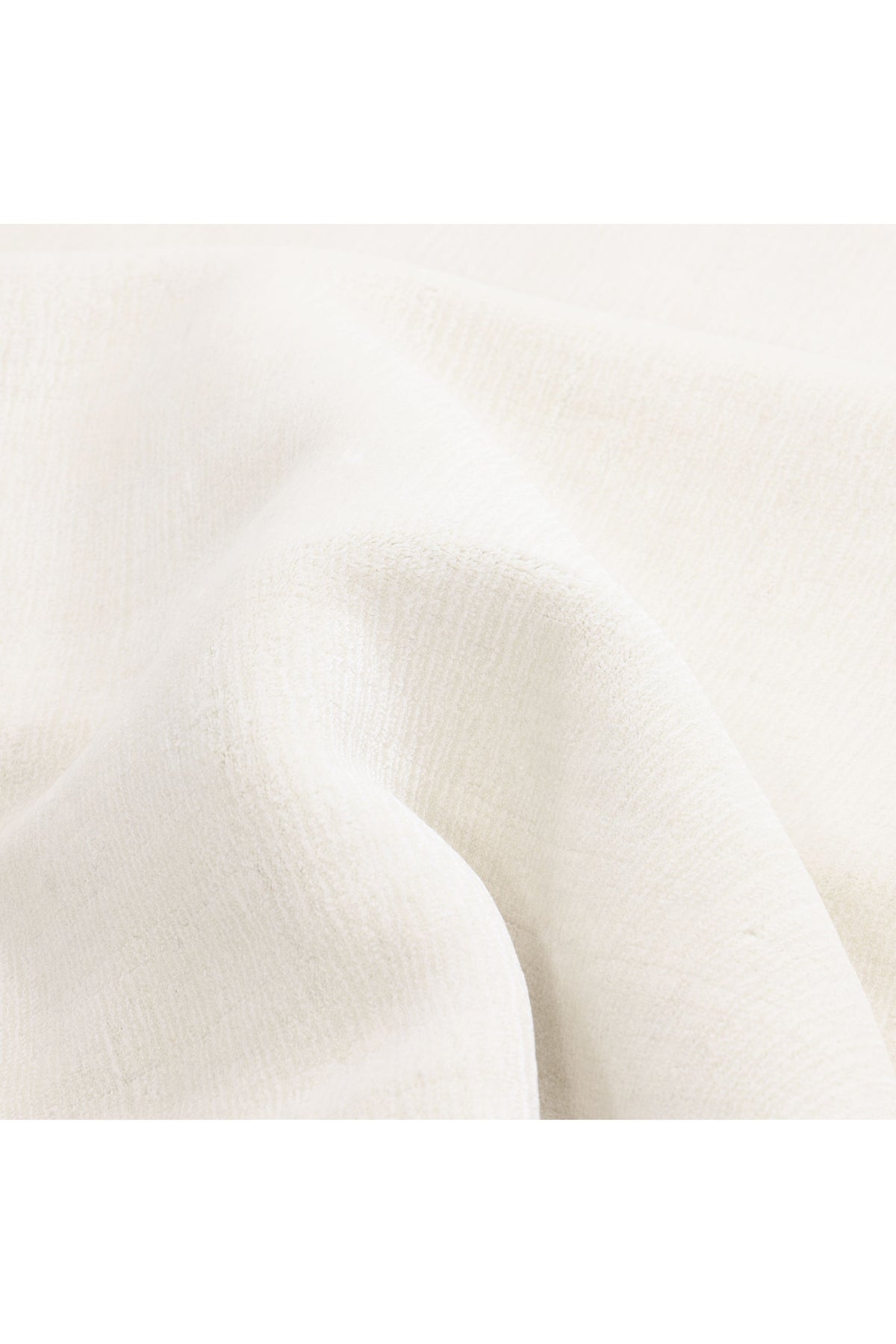 Lodhi Hand-Loomed Contemporary Solid Ivory Area Rug Ivory