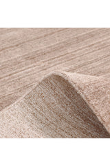 Harbor Hand-Loomed Contemporary Solid Beige Area Rug Beige
