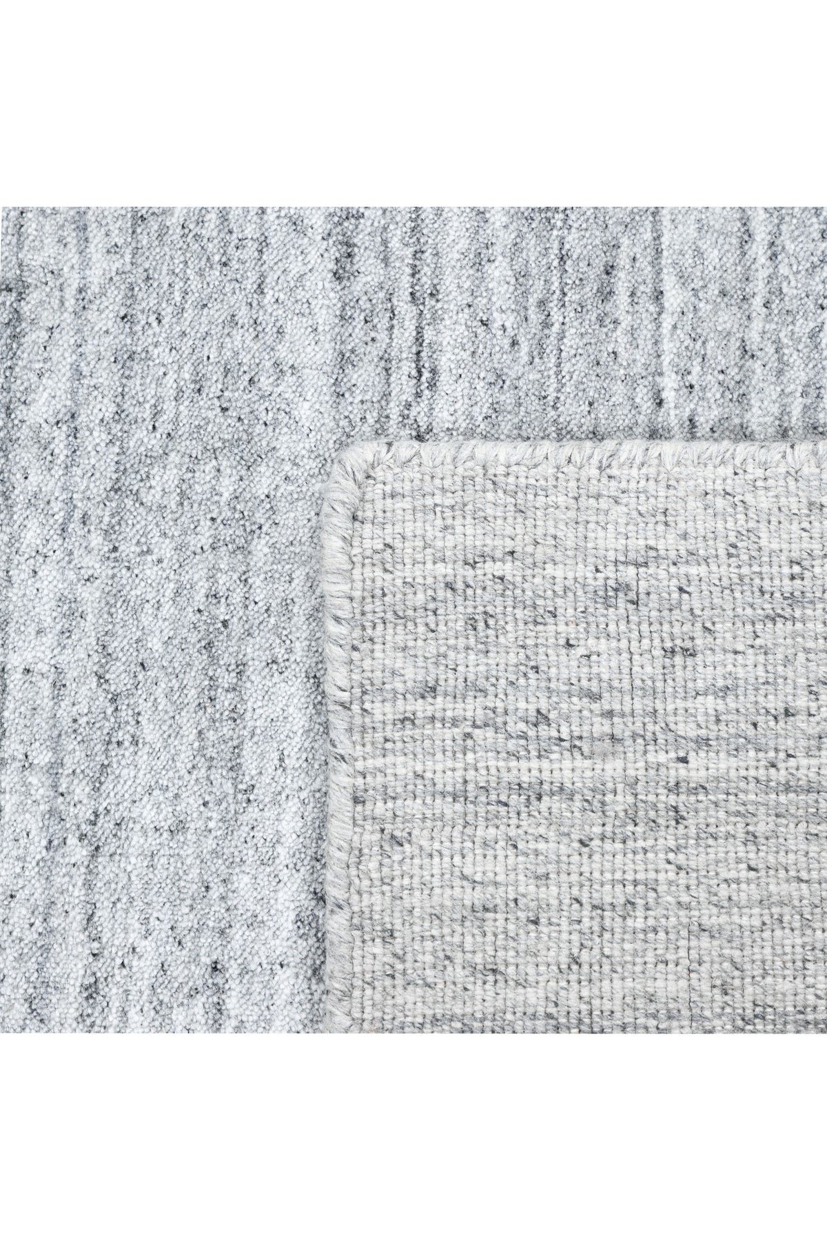 Harbor Hand-Loomed Contemporary Solid Gray Area Rug Gray