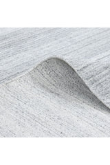 Harbor Hand-Loomed Contemporary Solid Gray Area Rug Gray