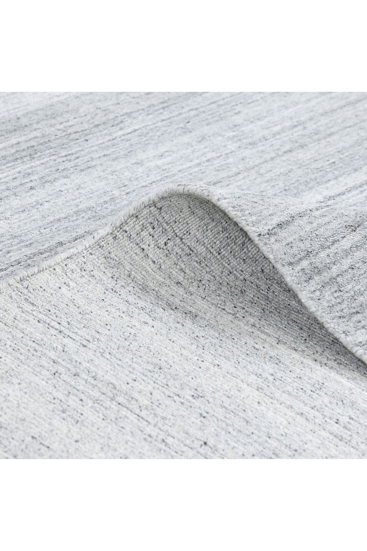 Harbor Hand-Loomed Contemporary Solid Gray Area Rug Gray