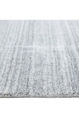 Harbor Hand-Loomed Contemporary Solid Gray Area Rug Gray