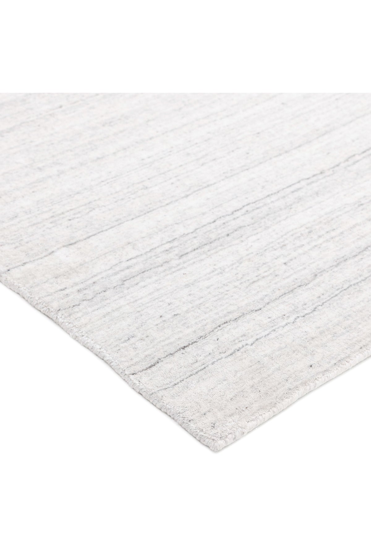 Harbor Hand-Loomed Contemporary Solid Ivory Area Rug Ivory