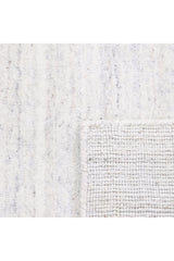 Harbor Hand Knotted Contemporary Solid Ivory Area Rug Ivory