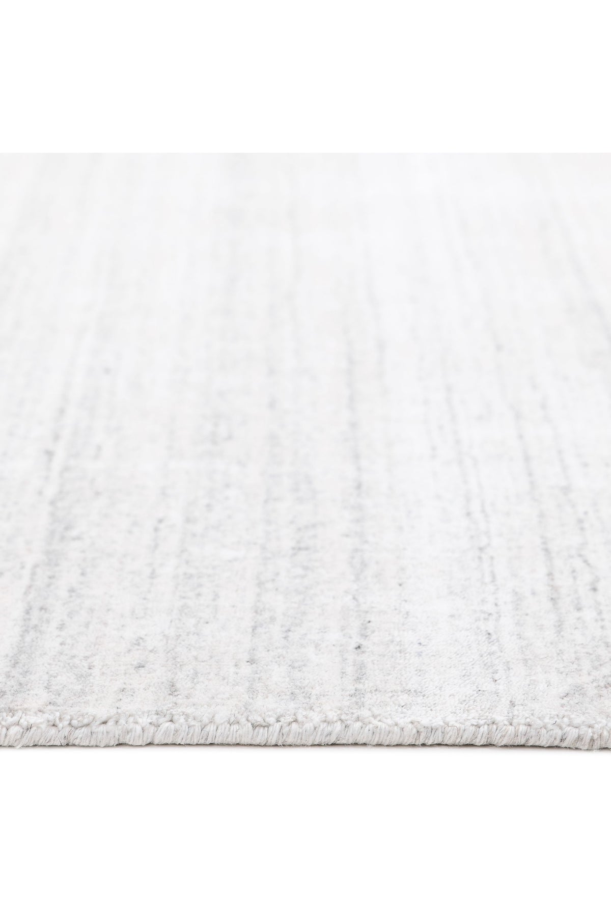 Harbor Hand Knotted Contemporary Solid Ivory Area Rug Ivory