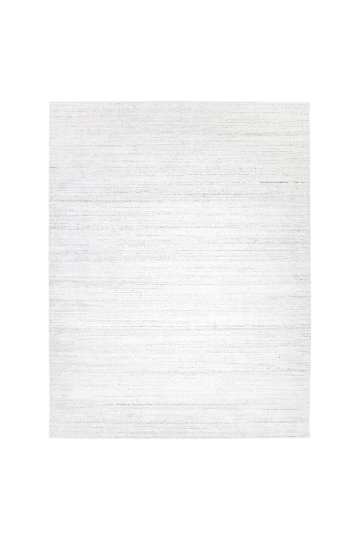 Harbor Hand Knotted Contemporary Solid Ivory Area Rug Ivory