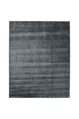 Harbor Hand-Loomed Contemporary Solid Dark Gray Area Rug Dark Gray