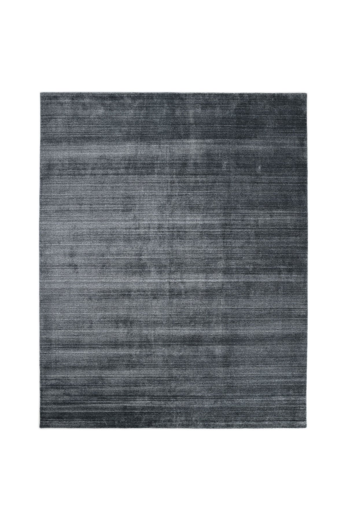 Harbor Hand-Loomed Contemporary Solid Dark Gray Area Rug Dark Gray