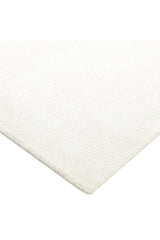 Cordi Hand-Loomed Contemporary Solid Ivory Area Rug Ivory