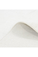 Cordi Hand-Loomed Contemporary Solid Ivory Area Rug Ivory