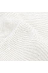 Cordi Hand-Loomed Contemporary Solid Ivory Area Rug Ivory