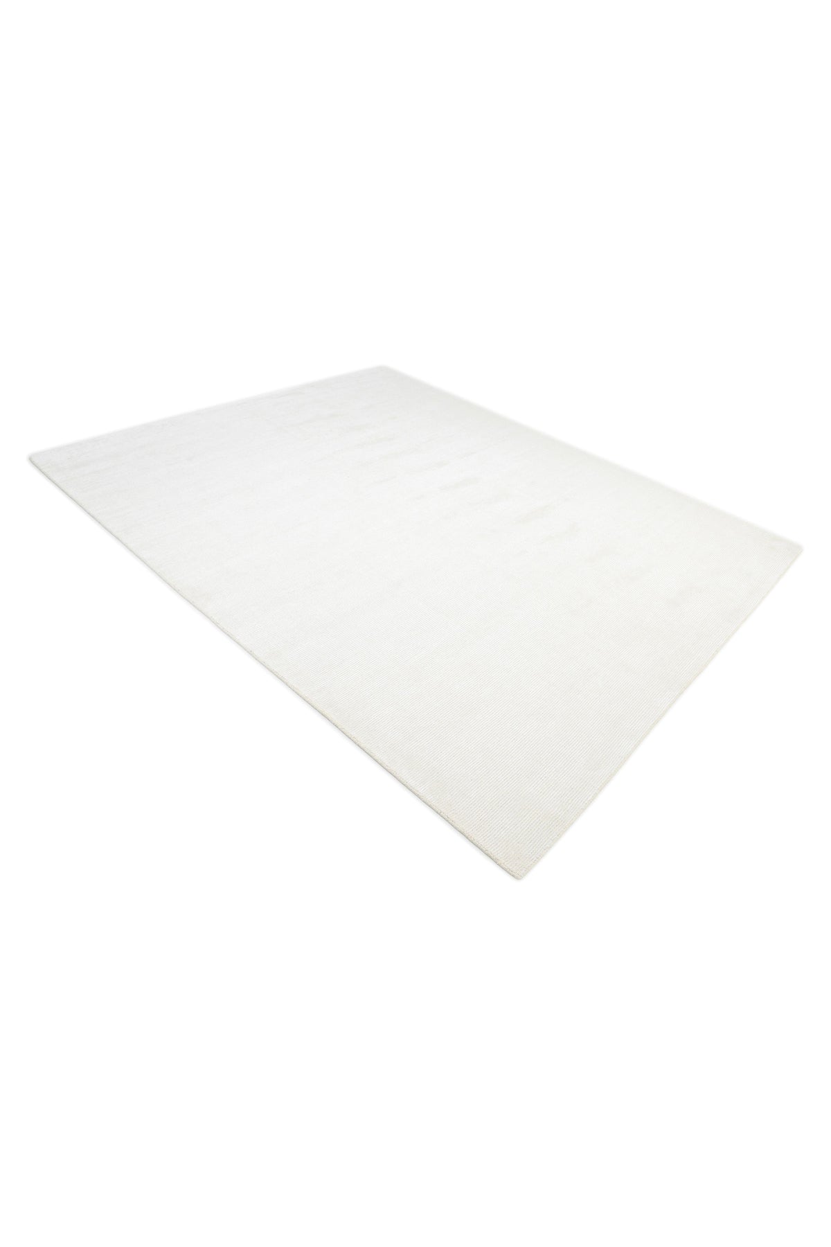 Cordi Hand-Loomed Contemporary Solid Ivory Area Rug Ivory