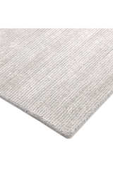 Cordi Hand-Loomed Contemporary Solid Gray Area Rug Gray
