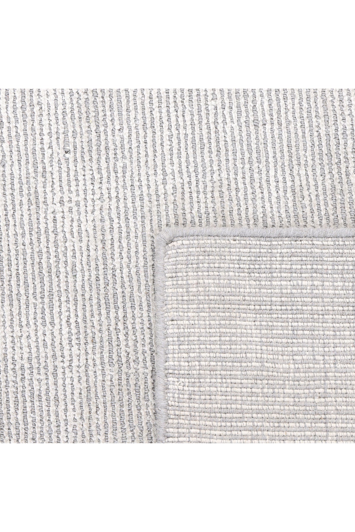 Cordi Hand-Loomed Contemporary Solid Gray Area Rug Gray