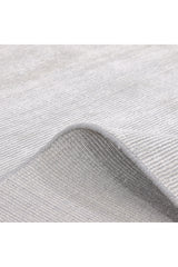 Cordi Hand-Loomed Contemporary Solid Gray Area Rug Gray