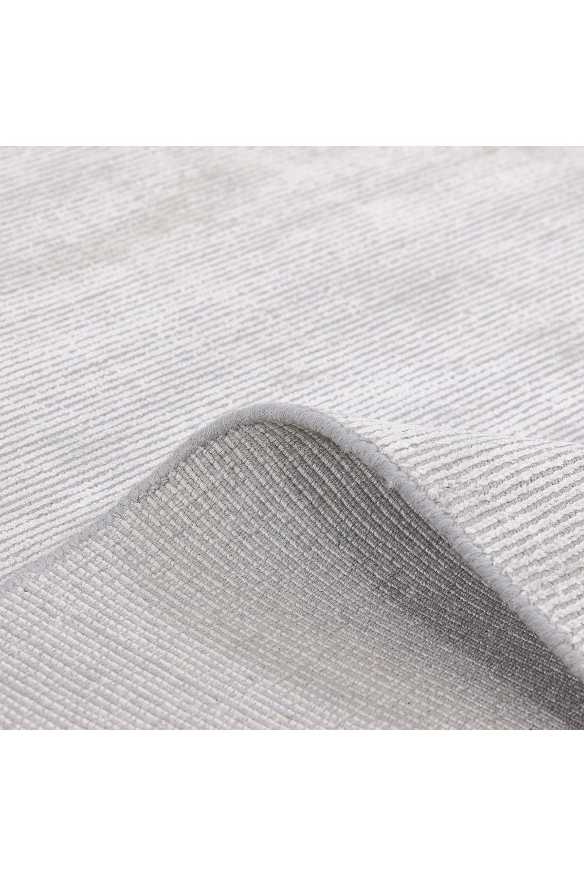 Cordi Hand-Loomed Contemporary Solid Gray Area Rug Gray