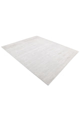 Cordi Hand-Loomed Contemporary Solid Gray Area Rug Gray