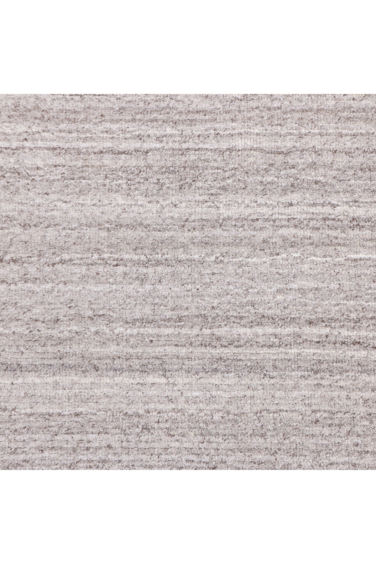Halsey Hand Knotted Contemporary Striped Beige Area Rug Beige