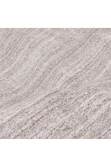 Halsey Hand Knotted Contemporary Striped Beige Area Rug Beige