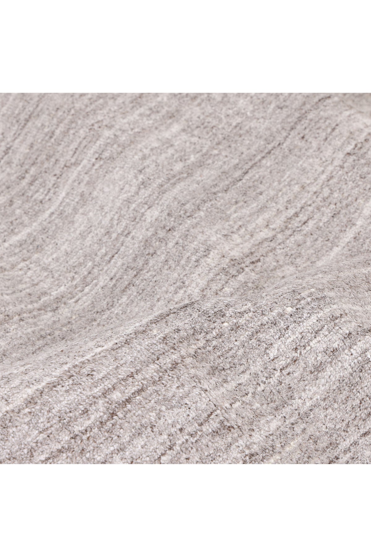 Halsey Hand Knotted Contemporary Striped Beige Area Rug Beige