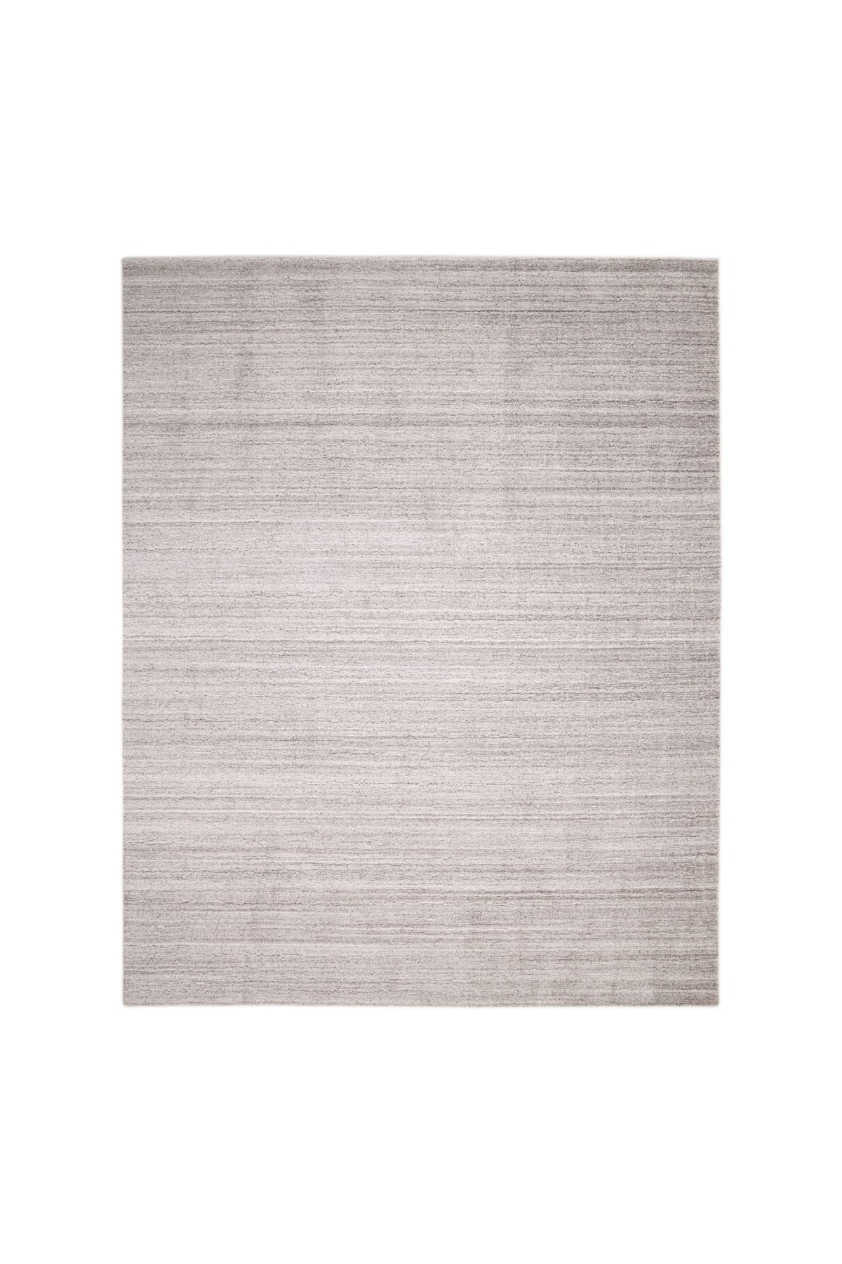 Halsey Hand Knotted Contemporary Striped Beige Area Rug Beige