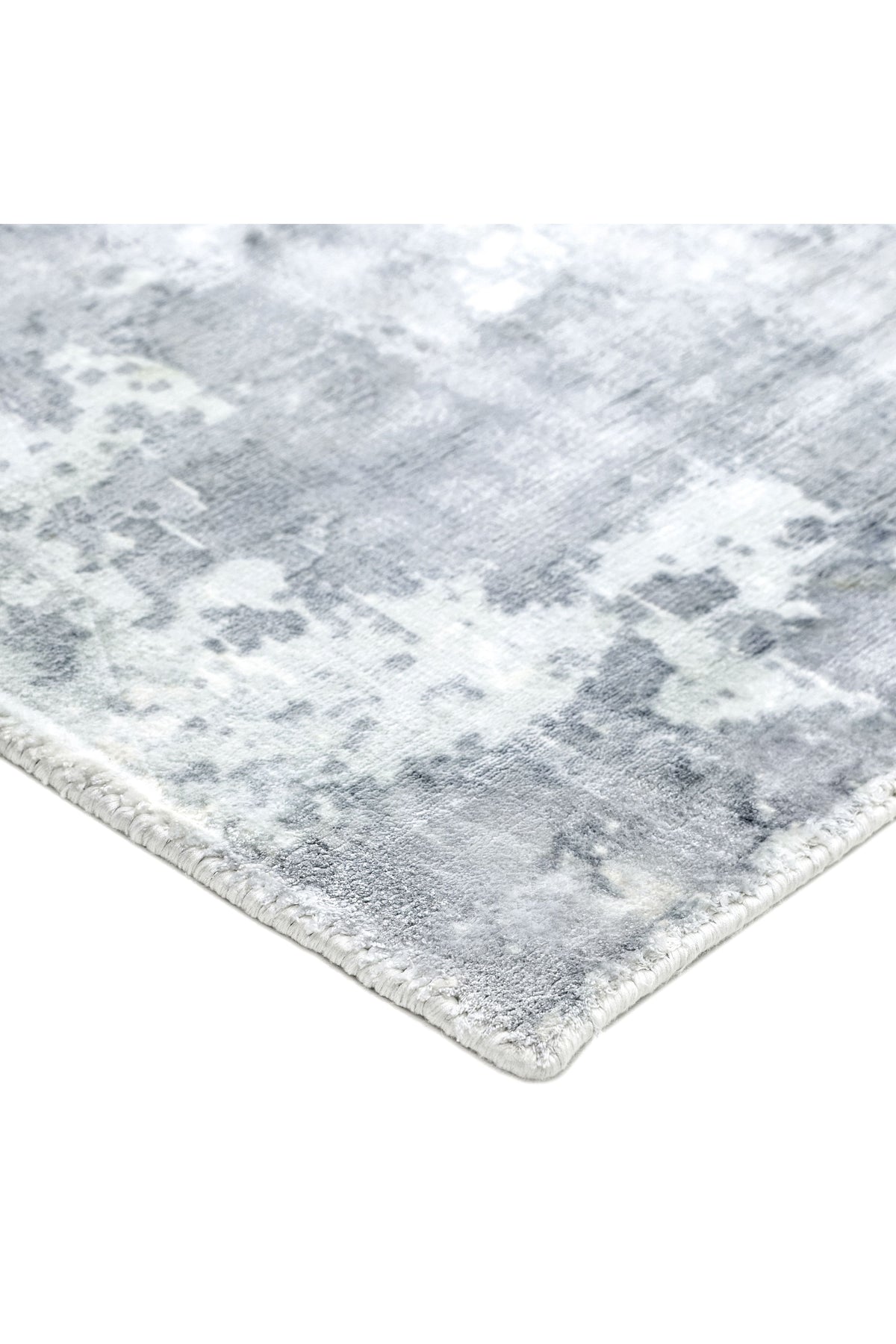 Elbrus Hand-Loomed Contemporary Abstract Ivory Area Rug Ivory