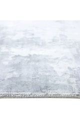 Elbrus Hand-Loomed Contemporary Abstract Ivory Area Rug Ivory