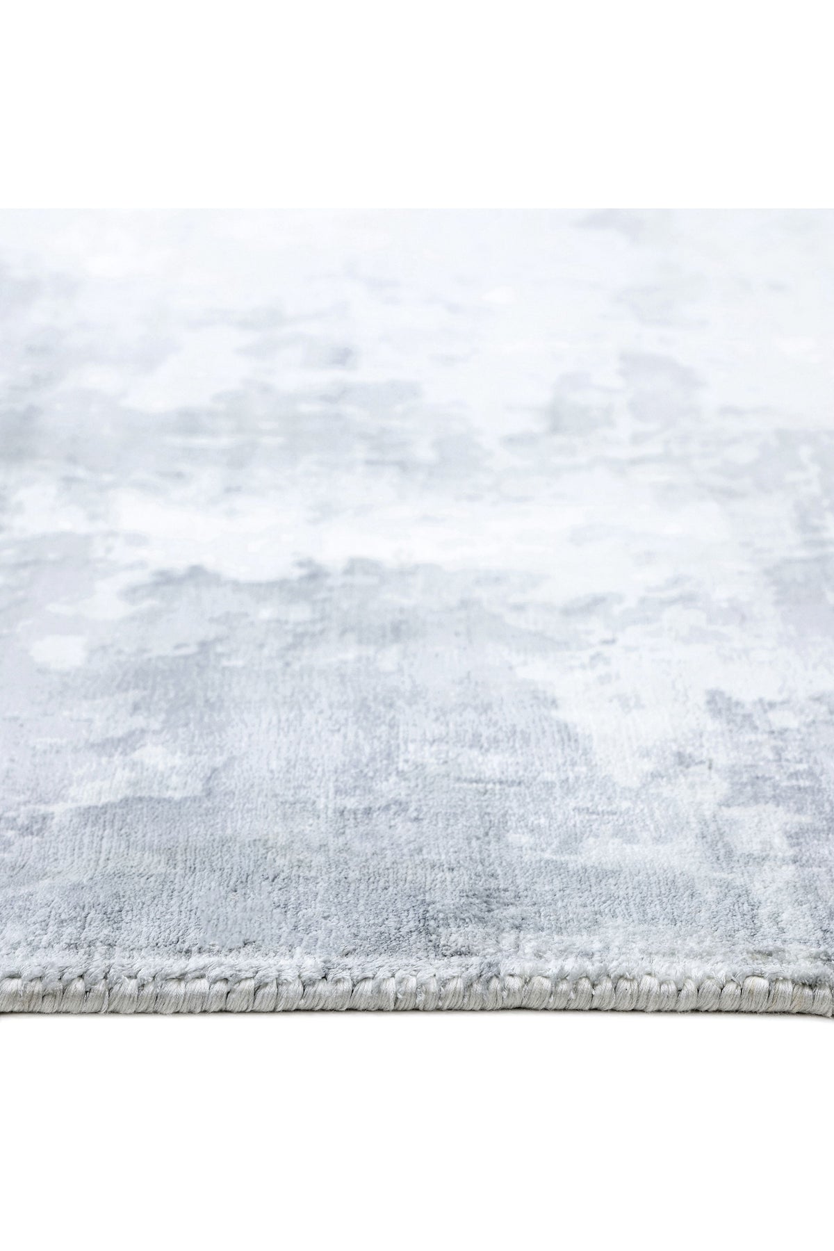 Elbrus Hand-Loomed Contemporary Abstract Ivory Area Rug Ivory