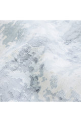 Elbrus Hand-Loomed Contemporary Abstract Ivory Area Rug Ivory