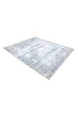Elbrus Hand-Loomed Contemporary Abstract Ivory Area Rug Ivory