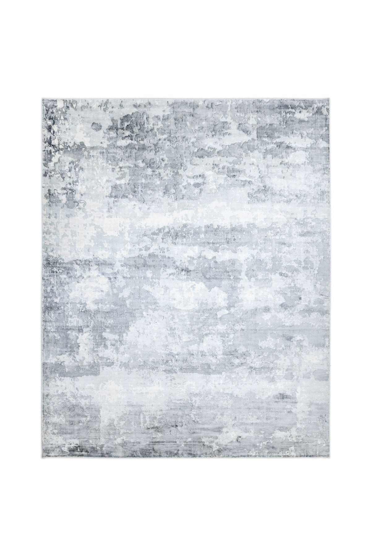 Elbrus Hand-Loomed Contemporary Abstract Ivory Area Rug Ivory