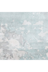 Denali Hand-Loomed Contemporary Abstract Ivory Area Rug Ivory