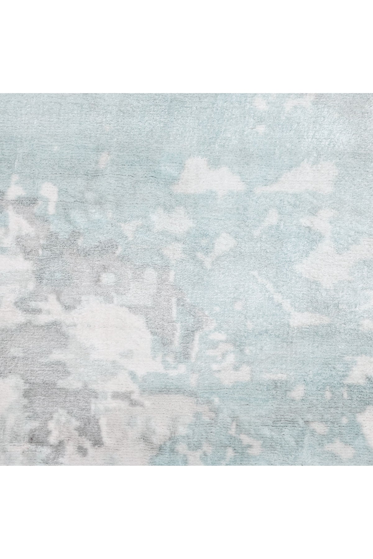 Denali Hand-Loomed Contemporary Abstract Ivory Area Rug Ivory