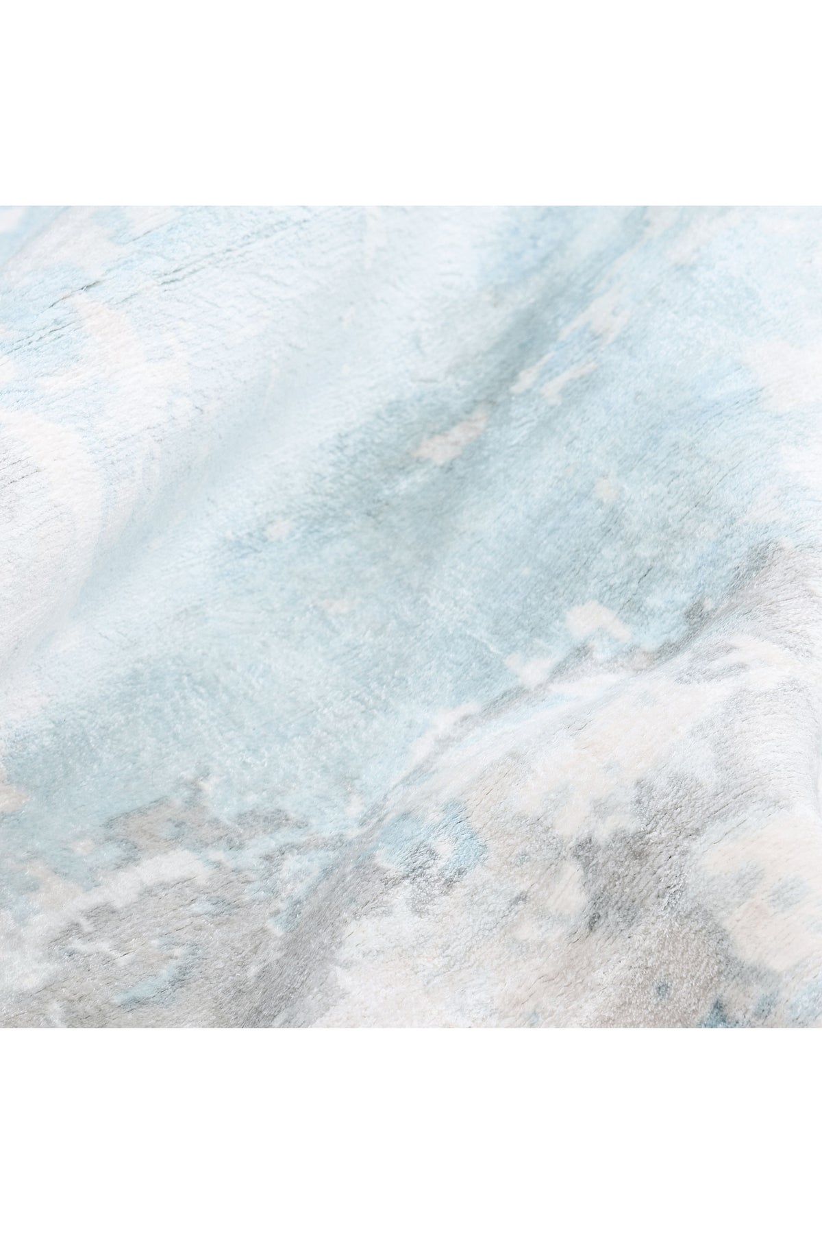 Denali Hand-Loomed Contemporary Abstract Ivory Area Rug Ivory
