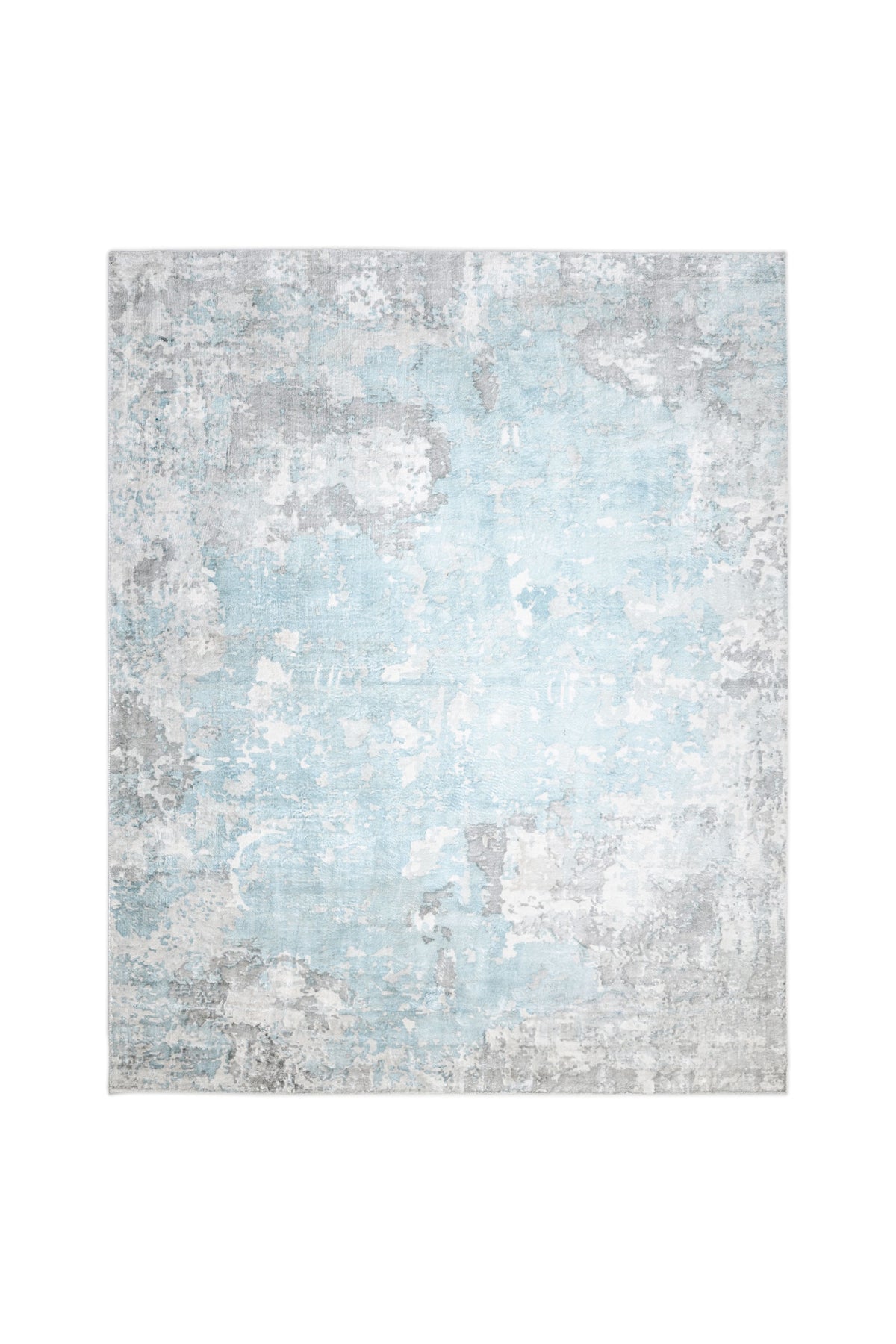 Denali Hand-Loomed Contemporary Abstract Ivory Area Rug Ivory