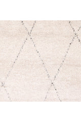 Shaggy Moroccan Hand Knotted Bohemian Moroccan Beige Area Rug Beige
