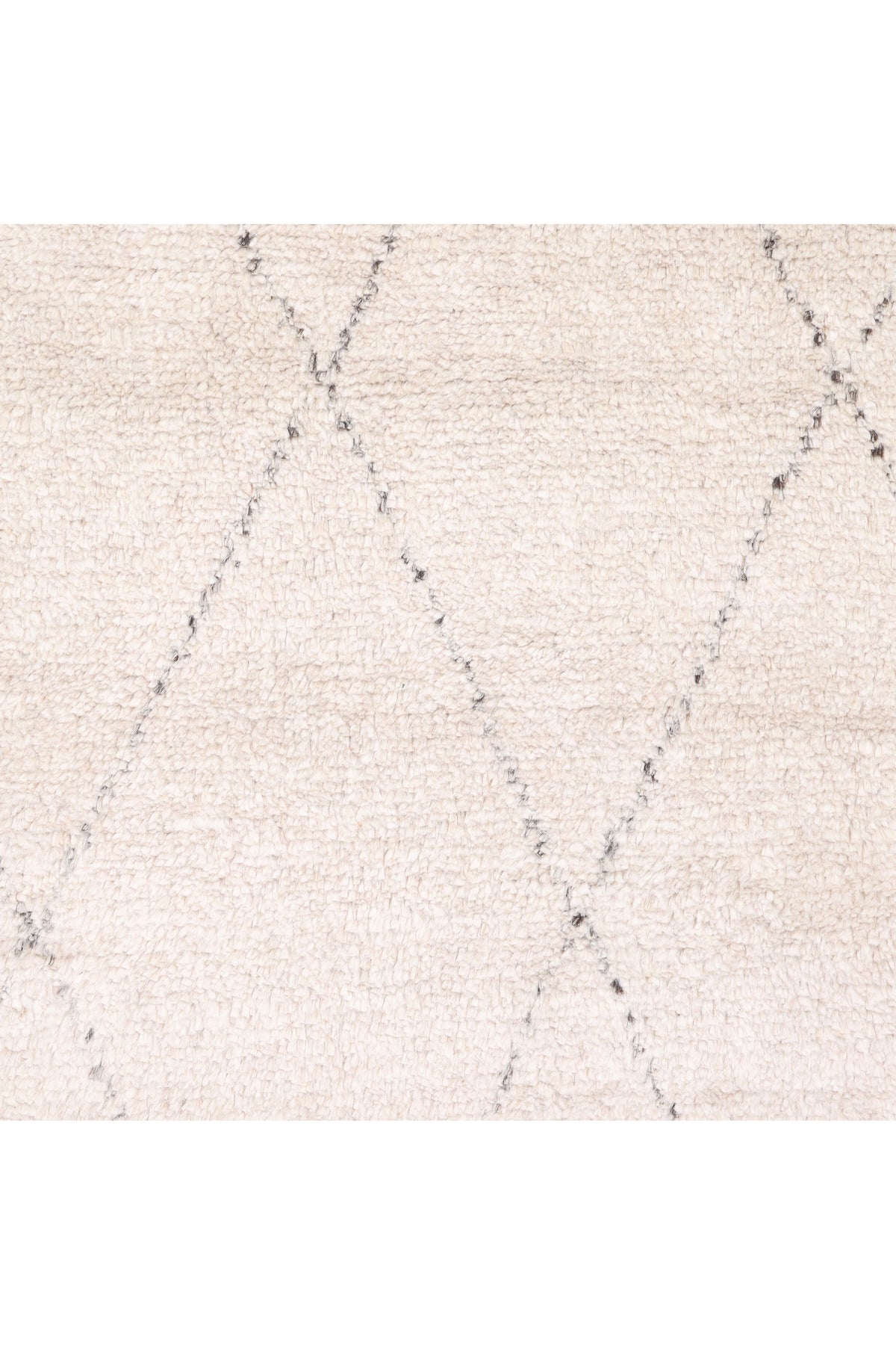 Shaggy Moroccan Hand Knotted Bohemian Moroccan Beige Area Rug Beige