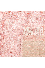 Shaggy Moroccan Hand Knotted Bohemian Moroccan Red Area Rug Red