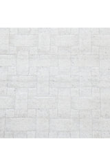 Peyton Hand-Loomed Contemporary Geometric Ivory Area Rug Ivory