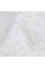 Peyton Hand-Loomed Contemporary Geometric Ivory Area Rug Ivory