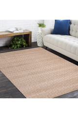 Peyton Hand-Loomed Contemporary Geometric Beige Area Rug Beige