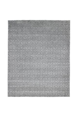 Peyton Hand-Loomed Contemporary Geometric Gray Area Rug Gray