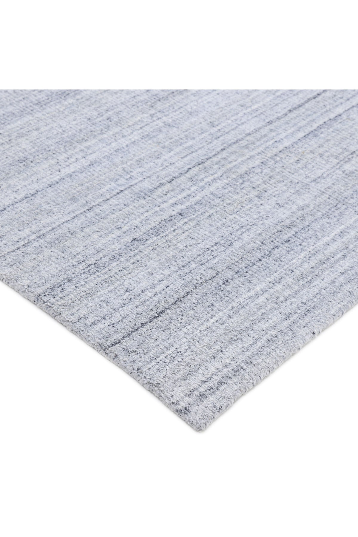Cooper Hand-Loomed Contemporary Striped Gray Area Rug Gray